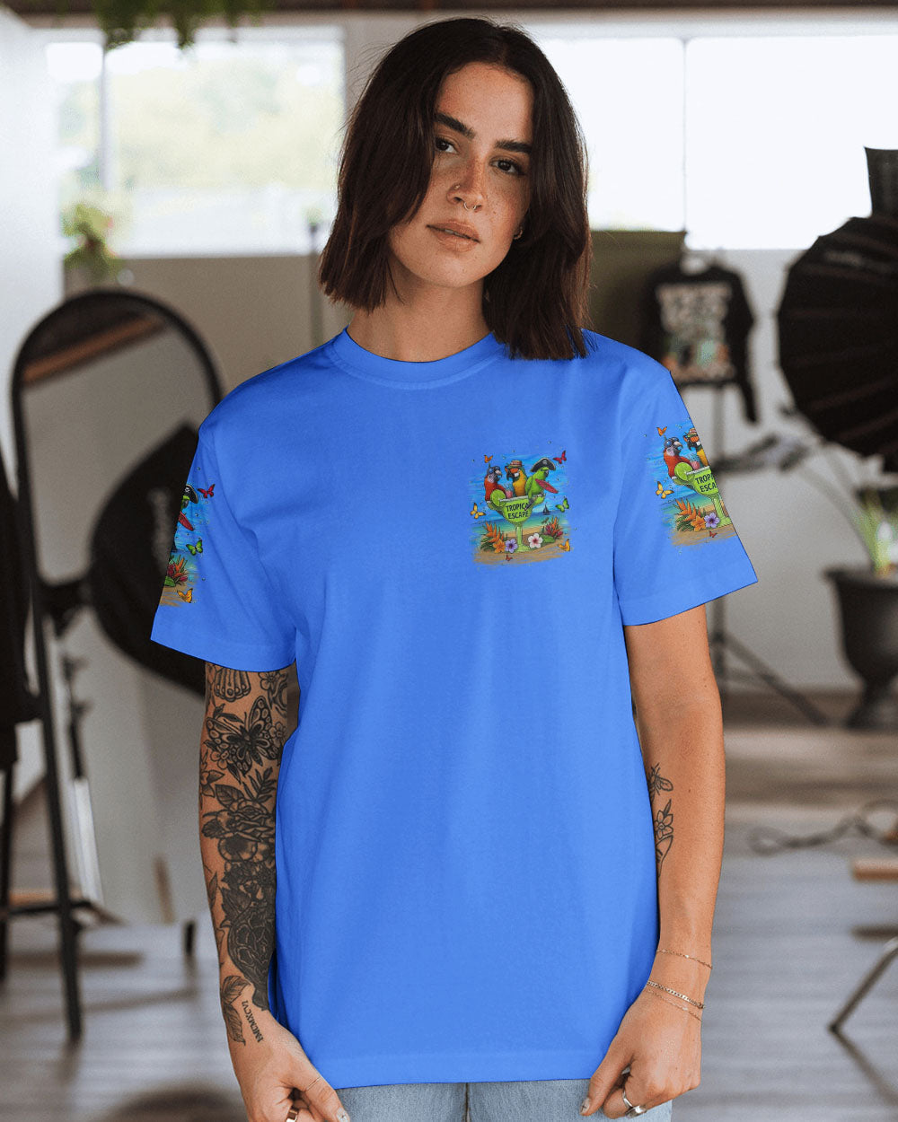 BLISSCORNERS NO BAD DAYS IN PARADISE ALL OVER PRINT