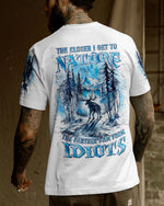 BLISSCORNERS THE CLOSER I GET TO NATURE DEER HUNTING ALL OVER PRINT