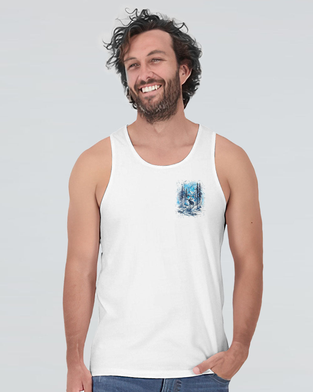 BLISSCORNERS THE CLOSER I GET TO NATURE DEER HUNTING ALL OVER PRINT