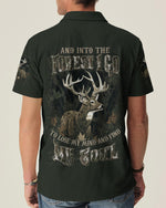 BLISSCORNERS AND INTO THE FOREST I GO DEER ALL OVER PRINT