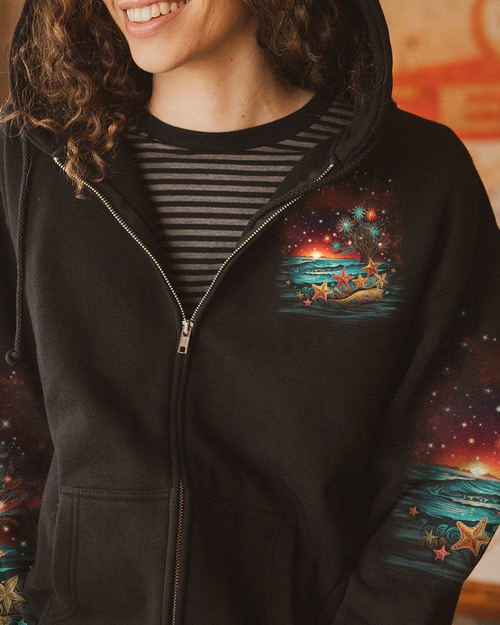 BLISSCORNERS THE OCEAN STIRS THE HEART ALL OVER PRINT