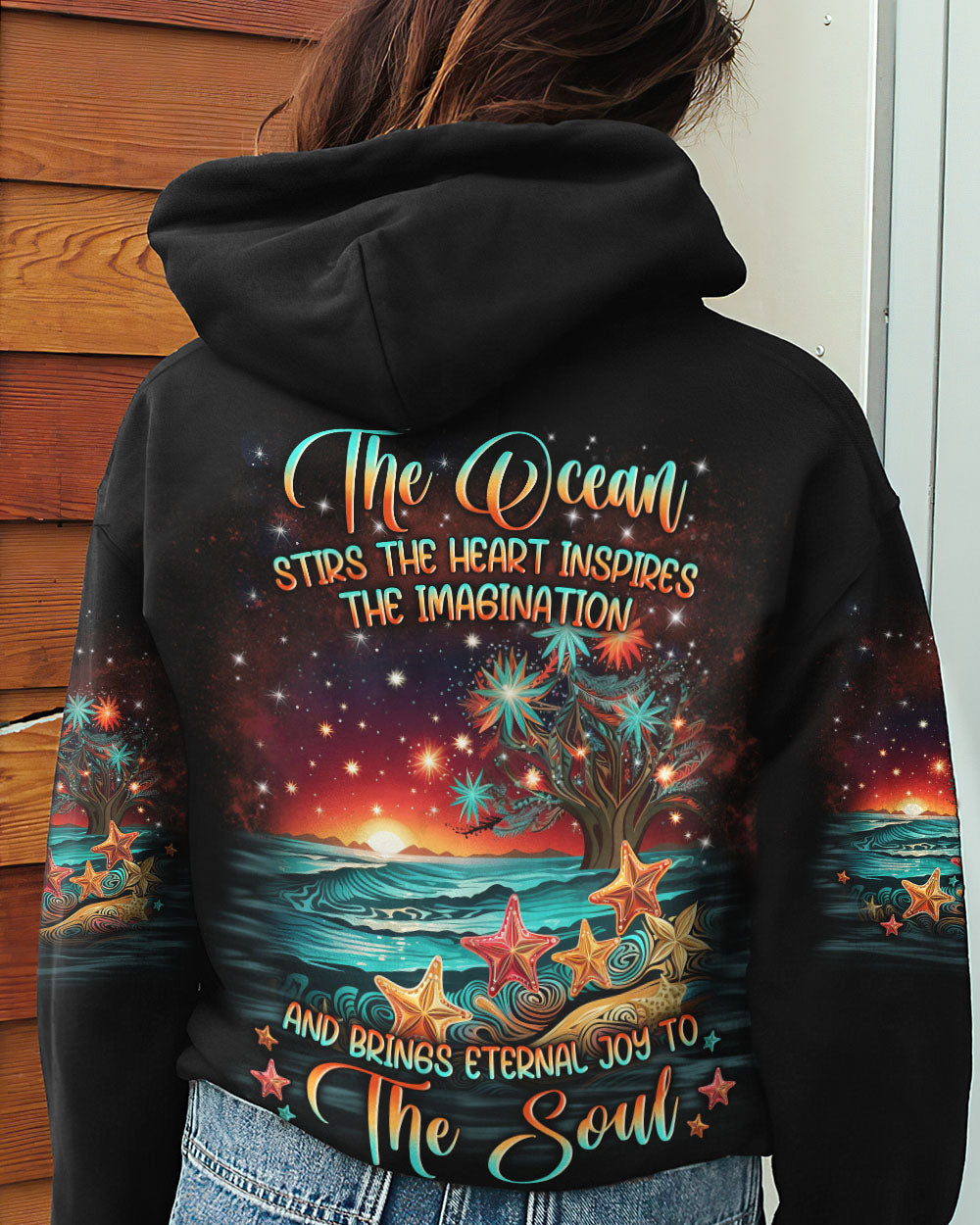 BLISSCORNERS THE OCEAN STIRS THE HEART ALL OVER PRINT