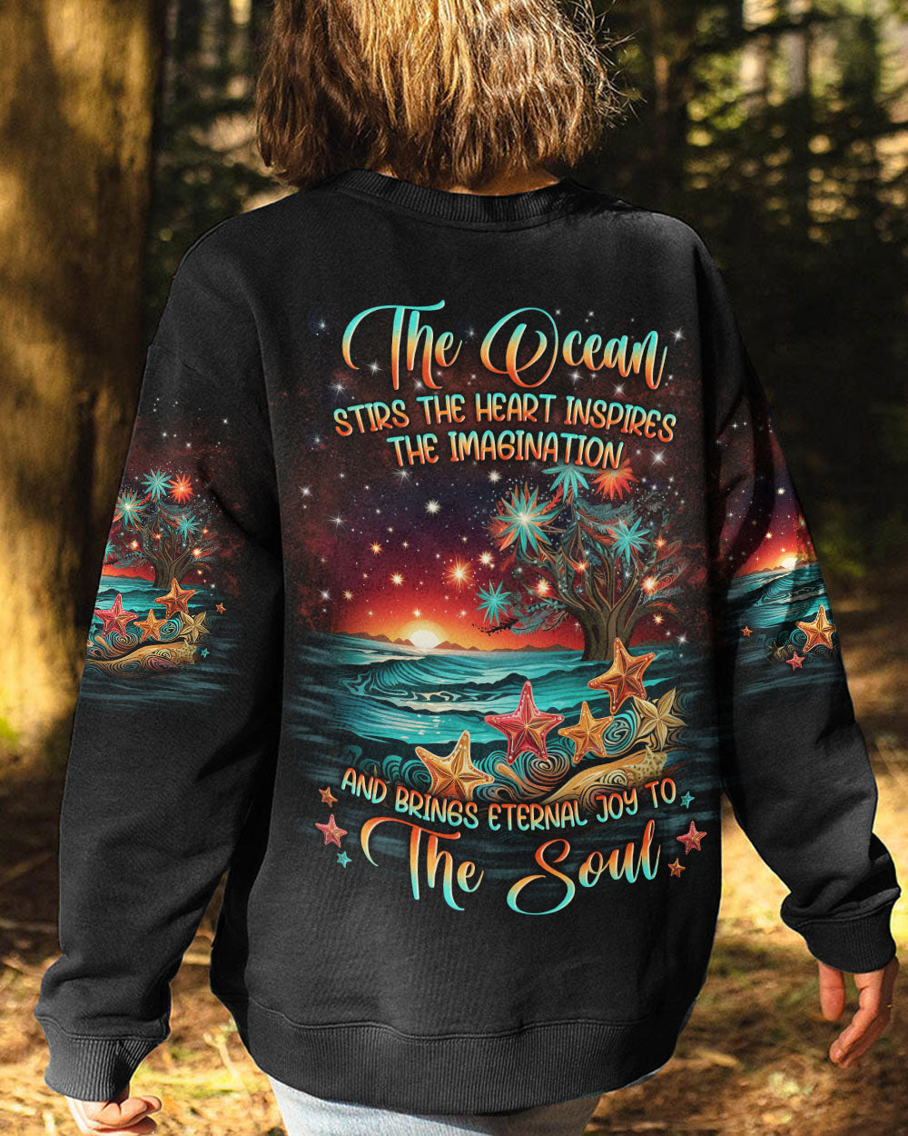 BLISSCORNERS THE OCEAN STIRS THE HEART ALL OVER PRINT