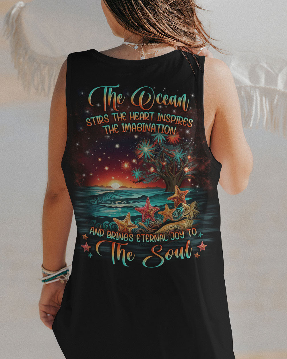 BLISSCORNERS THE OCEAN STIRS THE HEART ALL OVER PRINT