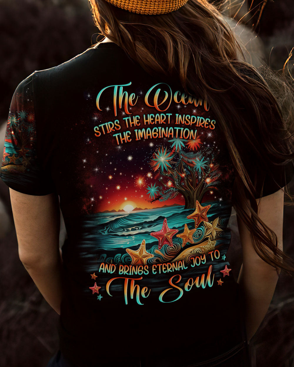 BLISSCORNERS THE OCEAN STIRS THE HEART ALL OVER PRINT