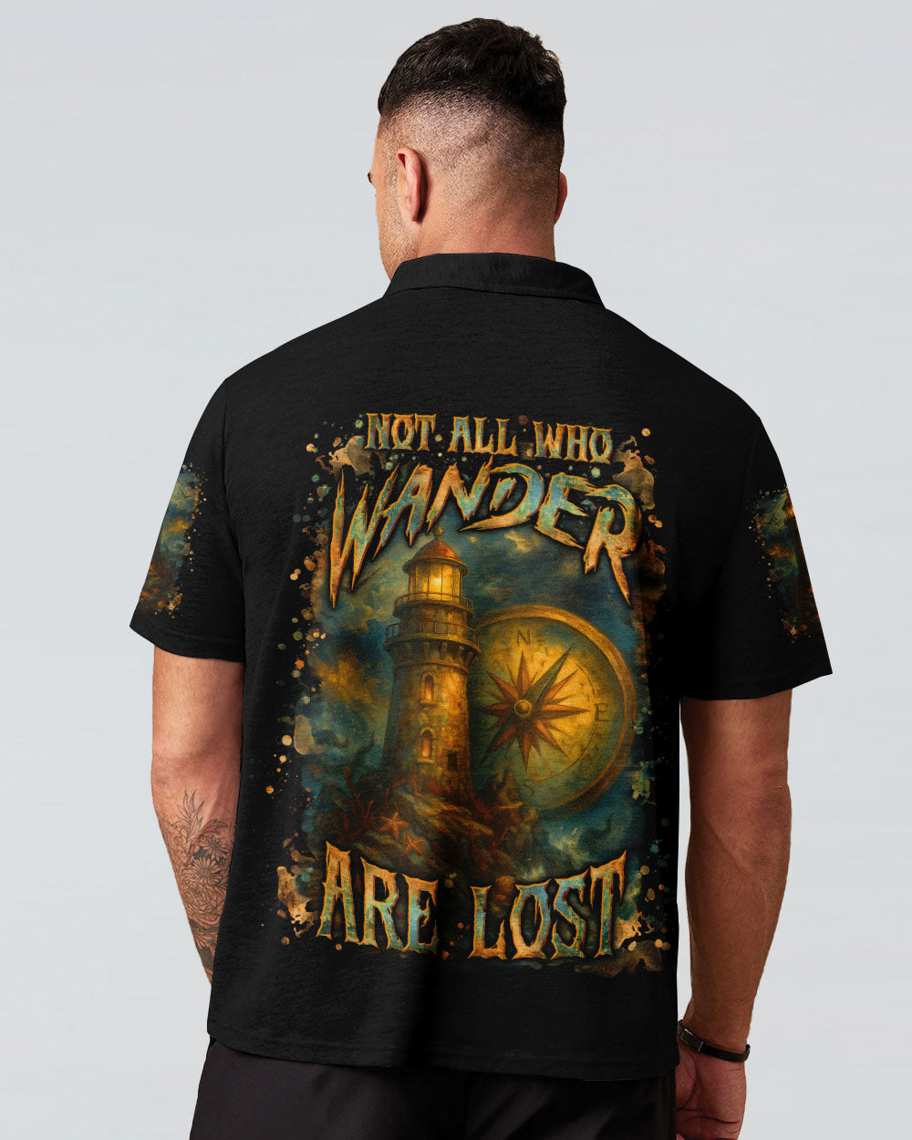 BLISSCORNERS NOT ALL WHO WANDER ARE LOST ALL OVER PRINT