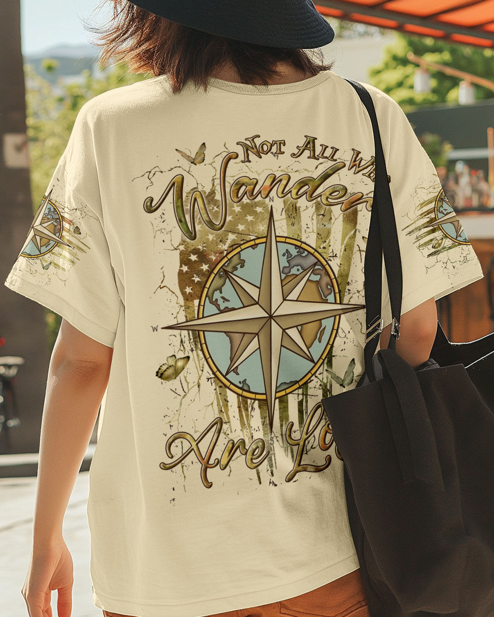 BLISSCORNERS NOT ALL WHO WANDER ARE LOST ALL OVER PRINT