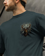 BLISSCORNERS NOT ALL WHO WANDER ARE LOST DEER COMPASS ALL OVER PRINT