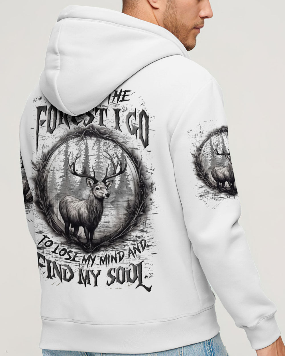 BLISSCORNERS AND INTO THE FOREST I GO ALL OVER PRINT