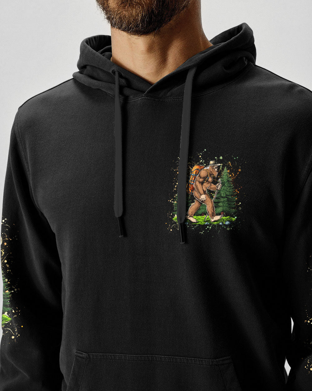 BLISSCORNERS NOT ALL WHO WANDER ARE LOST BIGFOOT ALL OVER PRINT