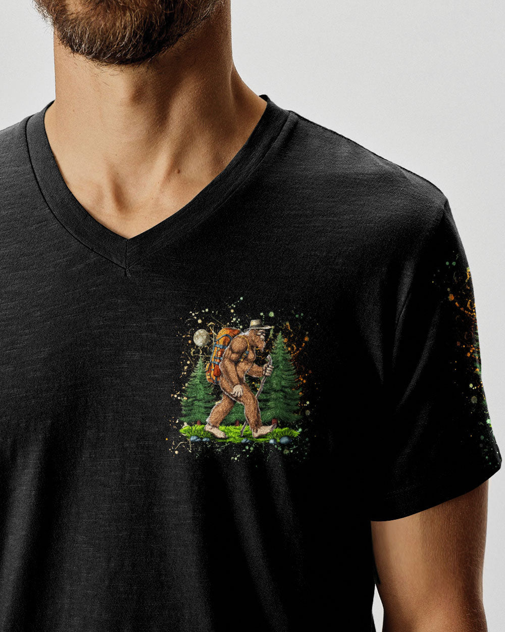 BLISSCORNERS NOT ALL WHO WANDER ARE LOST BIGFOOT ALL OVER PRINT
