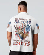 BLISSCORNERS THE CLOSER I GET TO NATURE DEER HUNTING ALL OVER PRINT