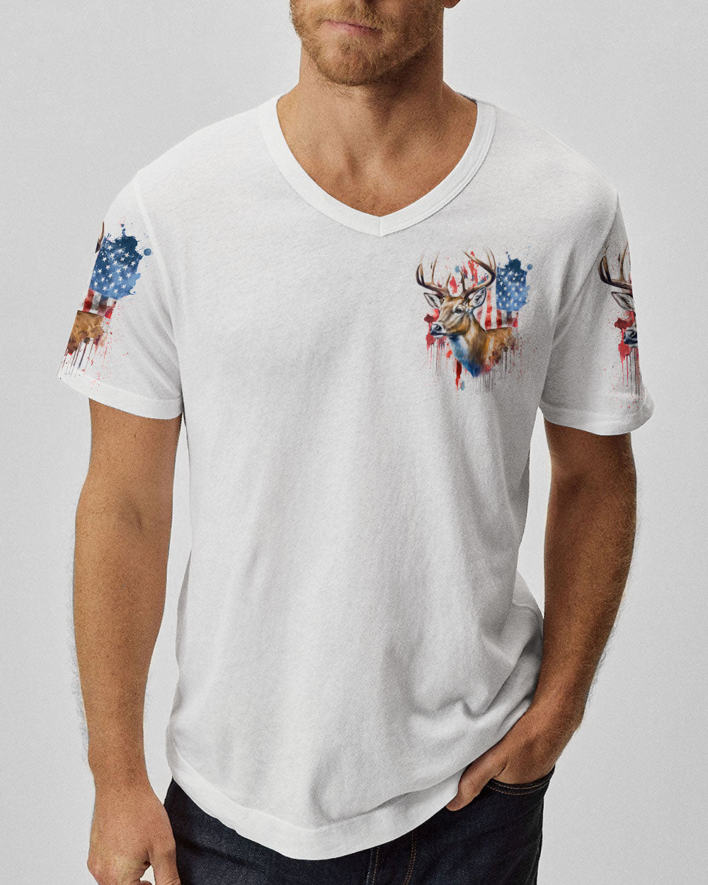 BLISSCORNERS THE CLOSER I GET TO NATURE DEER HUNTING ALL OVER PRINT