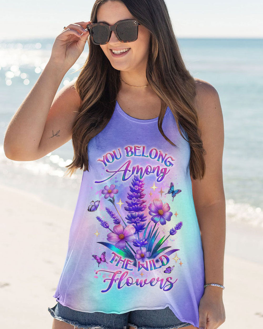 BLISSCORNERS YOU BELONG AMONG THE WILDFLOWERS ALL OVER PRINT