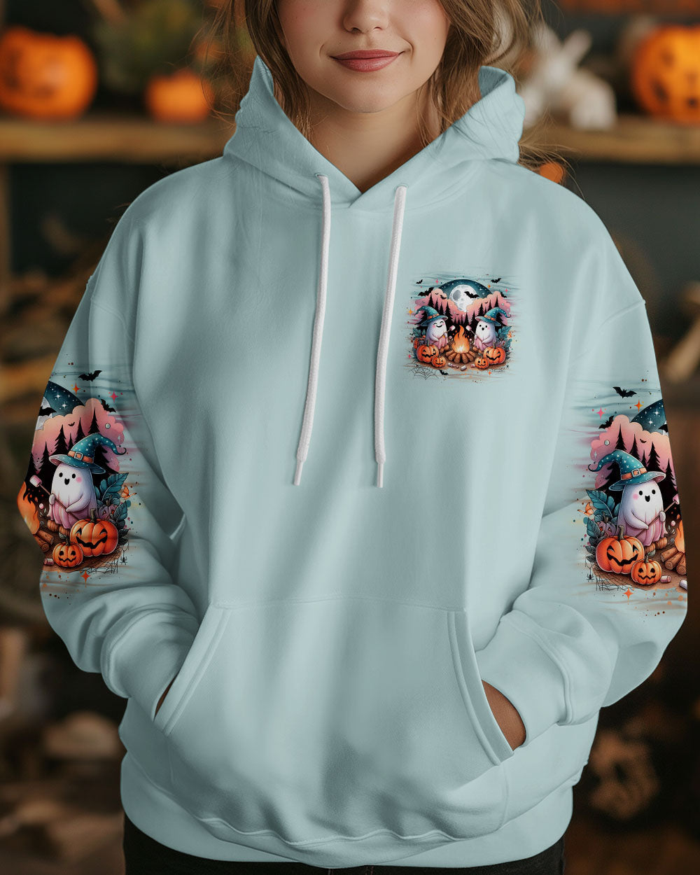 BLISSCORNERS MAKING MEMORIES ONE CAMPFIRE AT A TIME HALLOWEEN ALL OVER PRINT