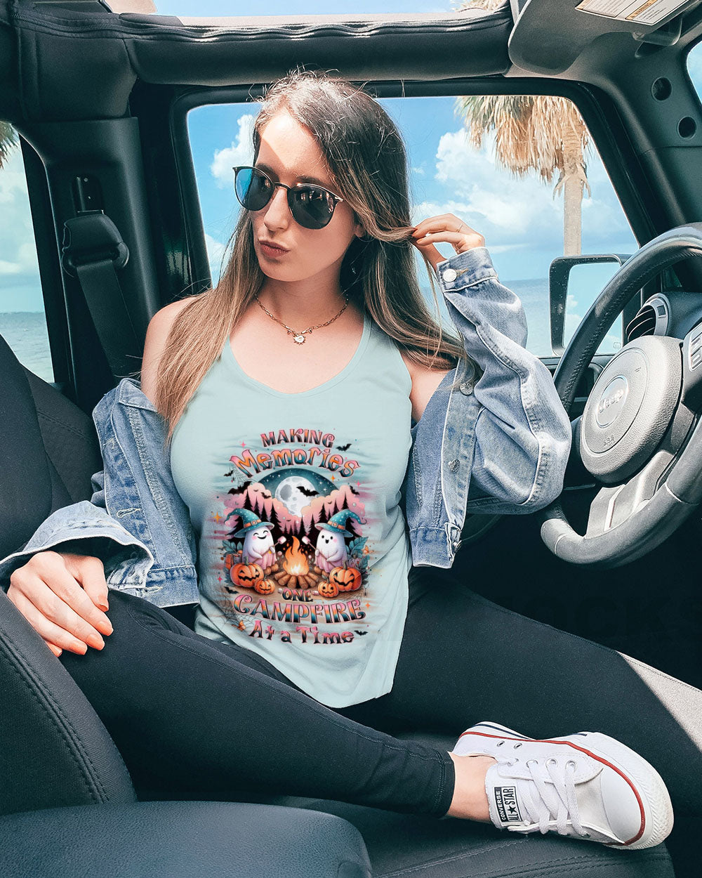 BLISSCORNERS MAKING MEMORIES ONE CAMPFIRE AT A TIME HALLOWEEN ALL OVER PRINT
