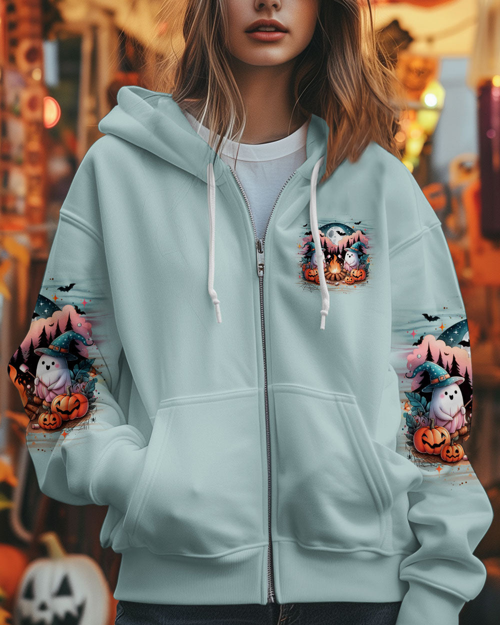 BLISSCORNERS MAKING MEMORIES ONE CAMPFIRE AT A TIME HALLOWEEN ALL OVER PRINT