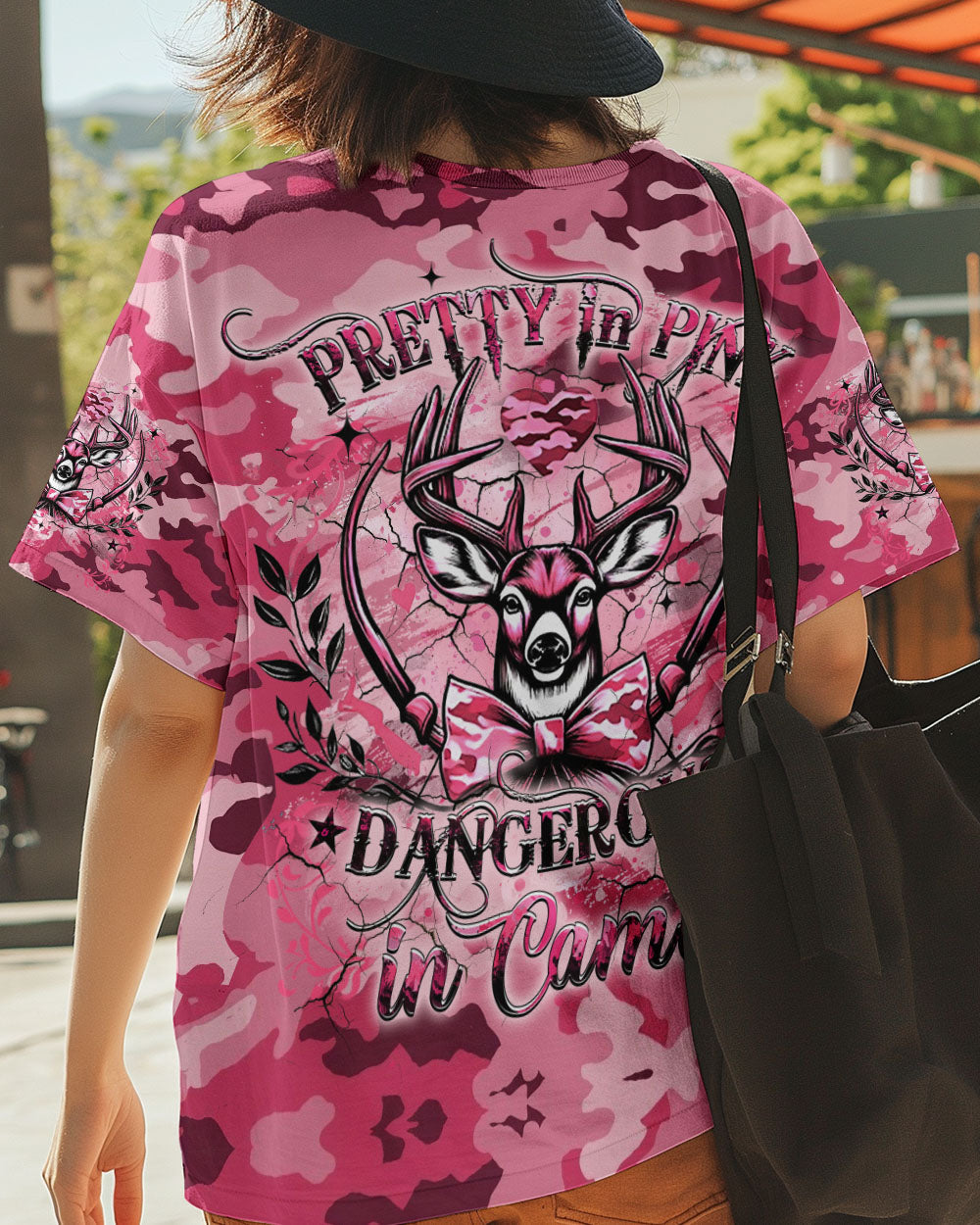 BLISSCORNERS PRETTY IN PINK HUNTING ALL OVER PRINT
