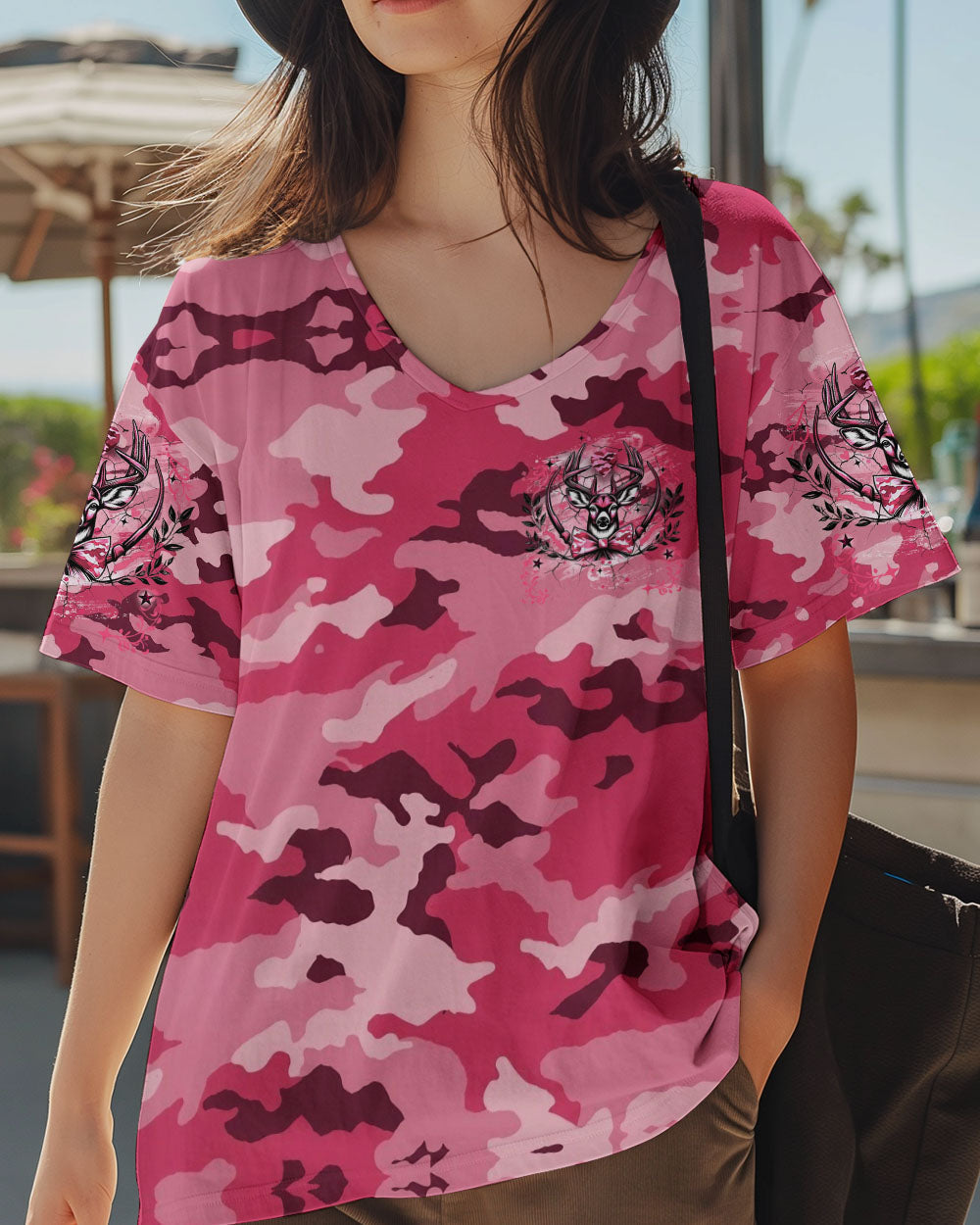 BLISSCORNERS PRETTY IN PINK HUNTING ALL OVER PRINT