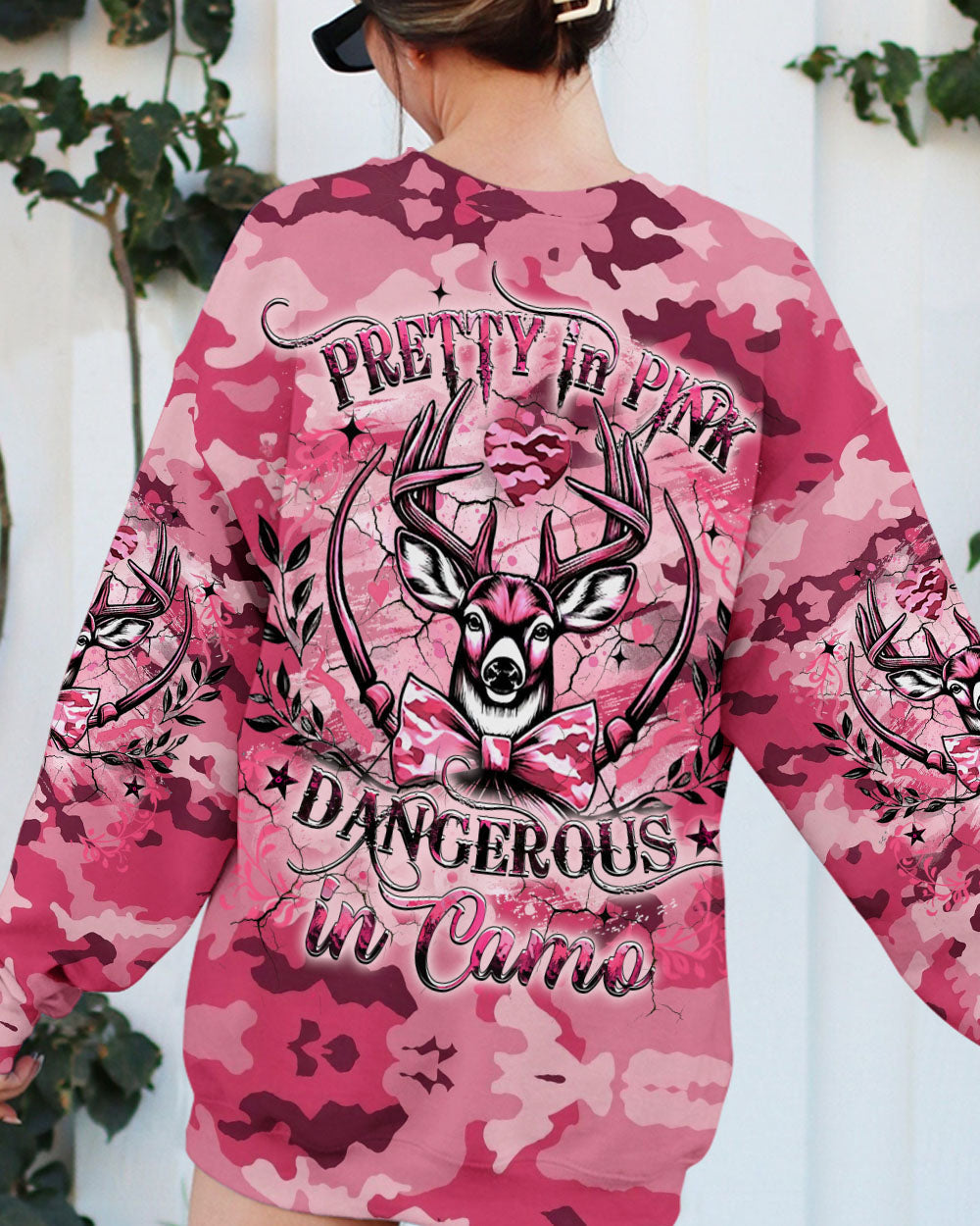 BLISSCORNERS PRETTY IN PINK HUNTING ALL OVER PRINT