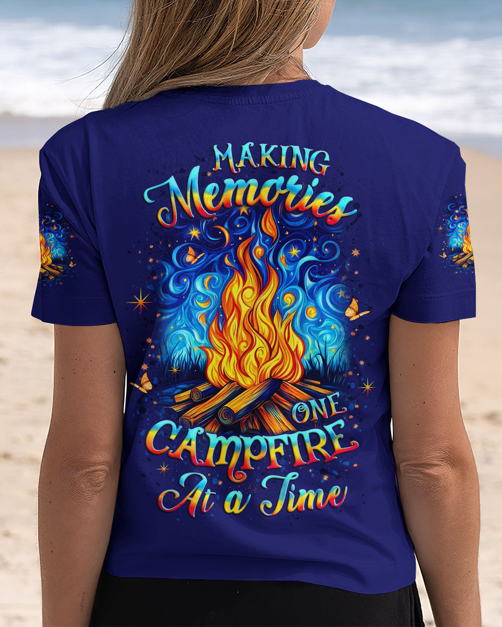 BLISSCORNERS MAKING MEMORIES ONE CAMPFIRE AT A TIME ALL OVER PRINT