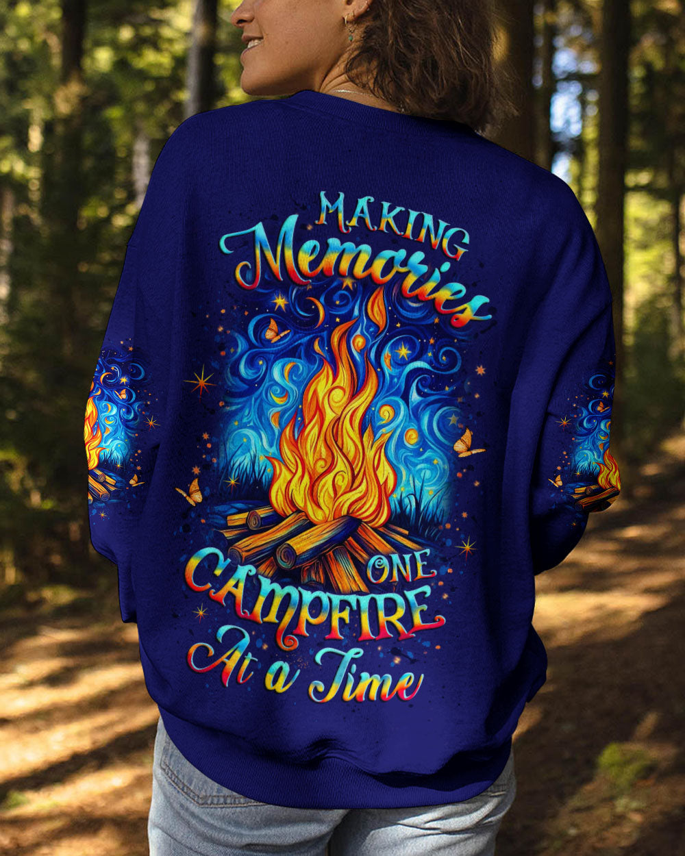 BLISSCORNERS MAKING MEMORIES ONE CAMPFIRE AT A TIME ALL OVER PRINT