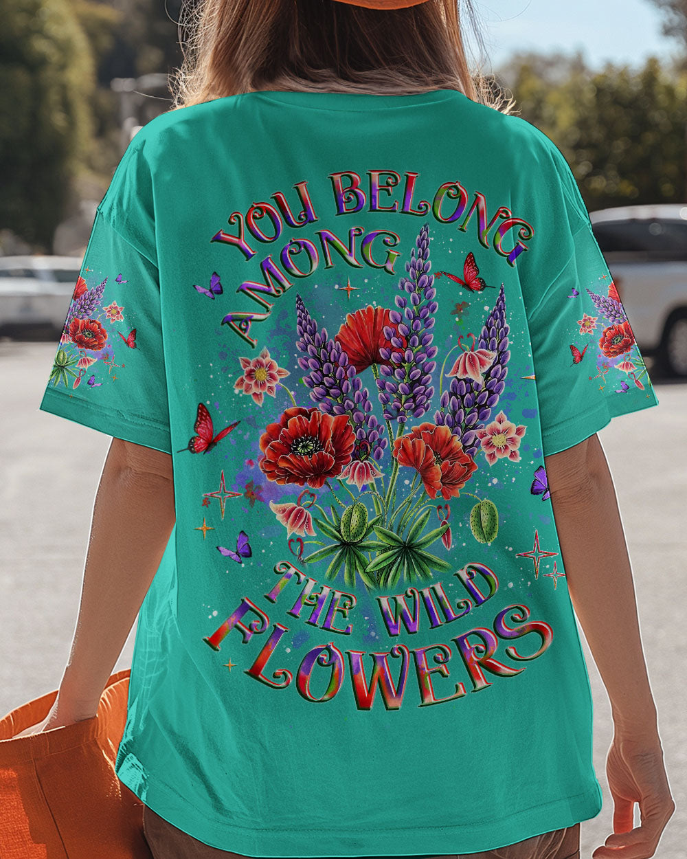 BLISSCORNERS YOU BELONG THE WILDFLOWERS ALL OVER PRINT