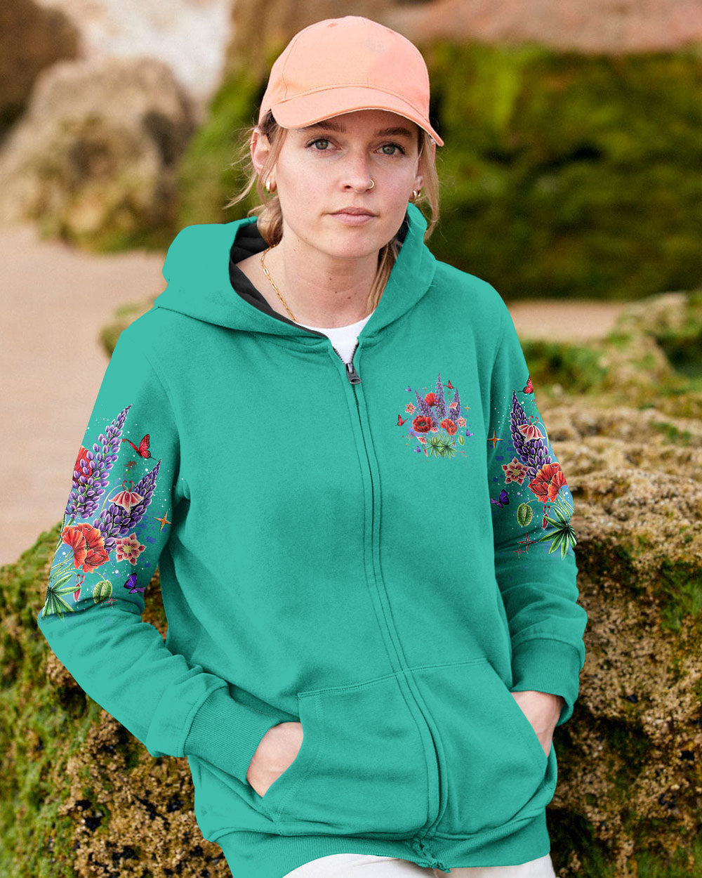 BLISSCORNERS YOU BELONG THE WILDFLOWERS ALL OVER PRINT