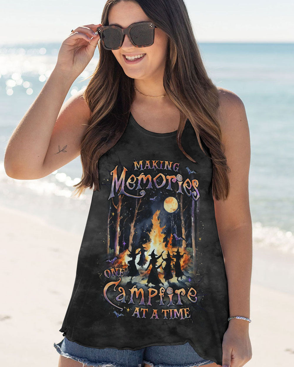 BLISSCORNERS MAKING MEMORIES ONE CAMPFIRE HALLOWEEN ALL OVER PRINT