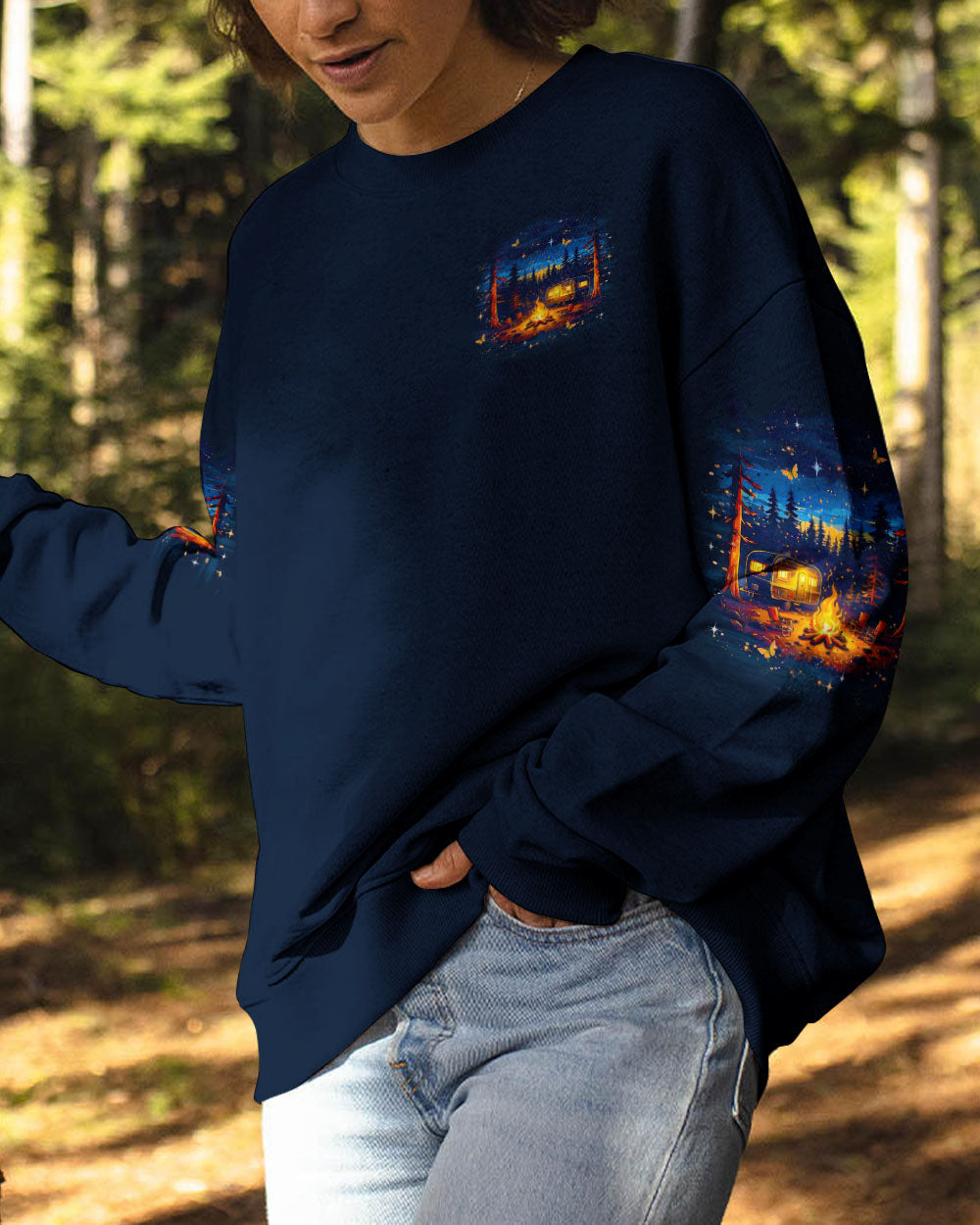 BLISSCORNERS MAKING MEMORIES ONE CAMPFIRE AT A TIME ALL OVER PRINT