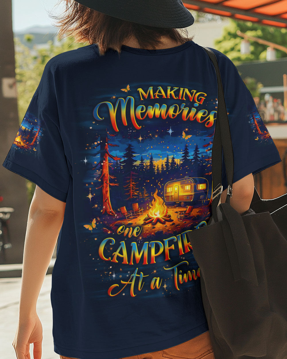 BLISSCORNERS MAKING MEMORIES ONE CAMPFIRE AT A TIME ALL OVER PRINT