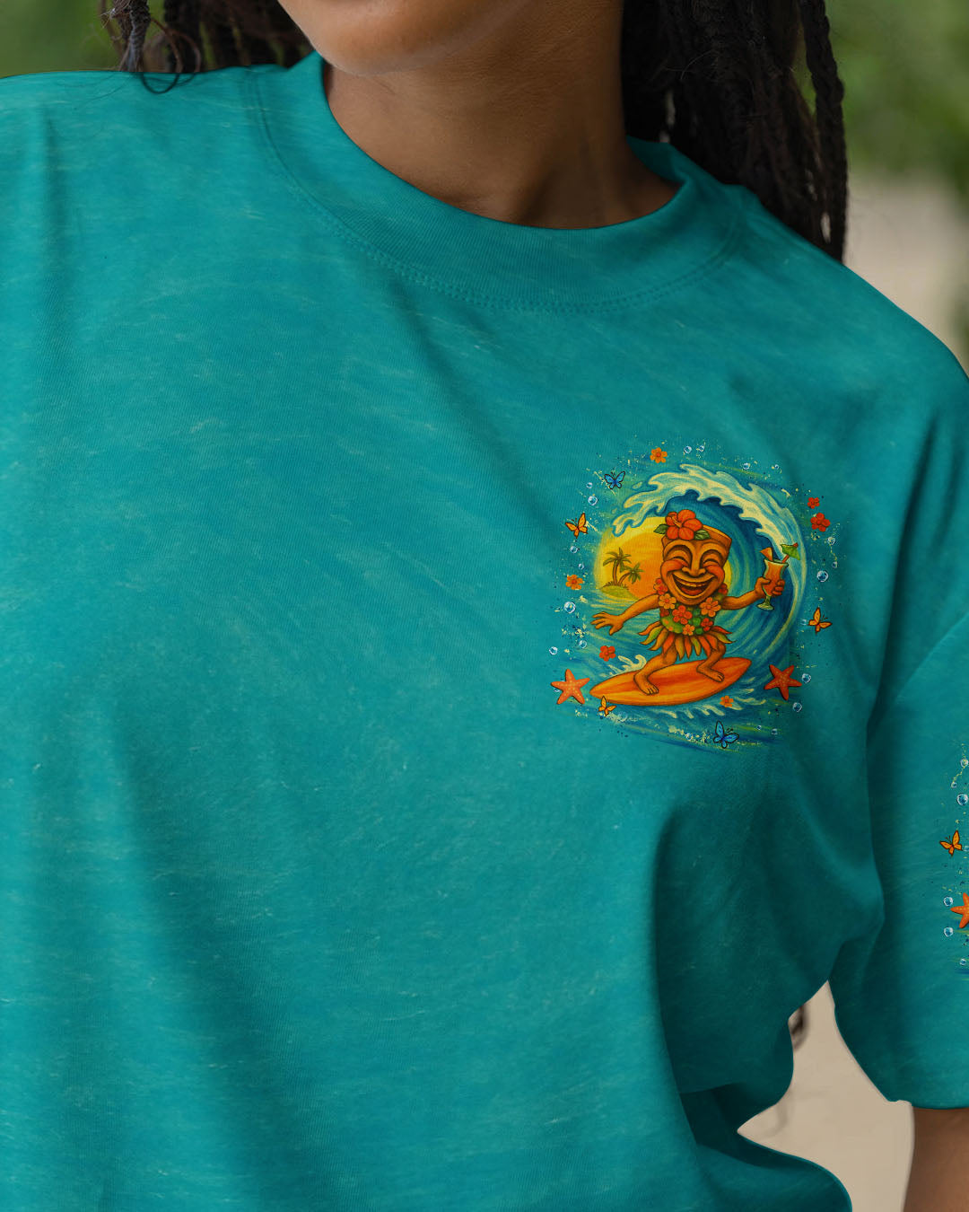 BLISSCORNERS LIFE IS A BEACH ENJOY THE WAVES ALL OVER PRINT