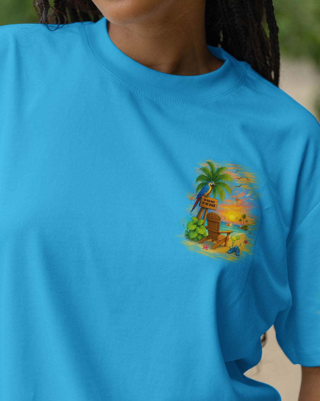 BLISSCORNERS I'M ON ISLAND TIME ALL OVER PRINT