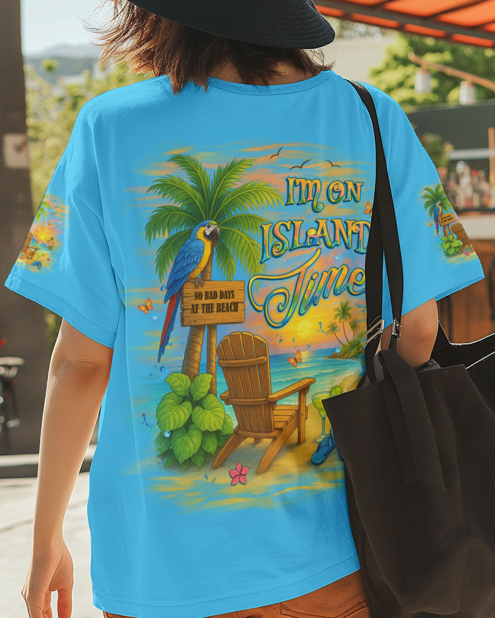 BLISSCORNERS I'M ON ISLAND TIME ALL OVER PRINT