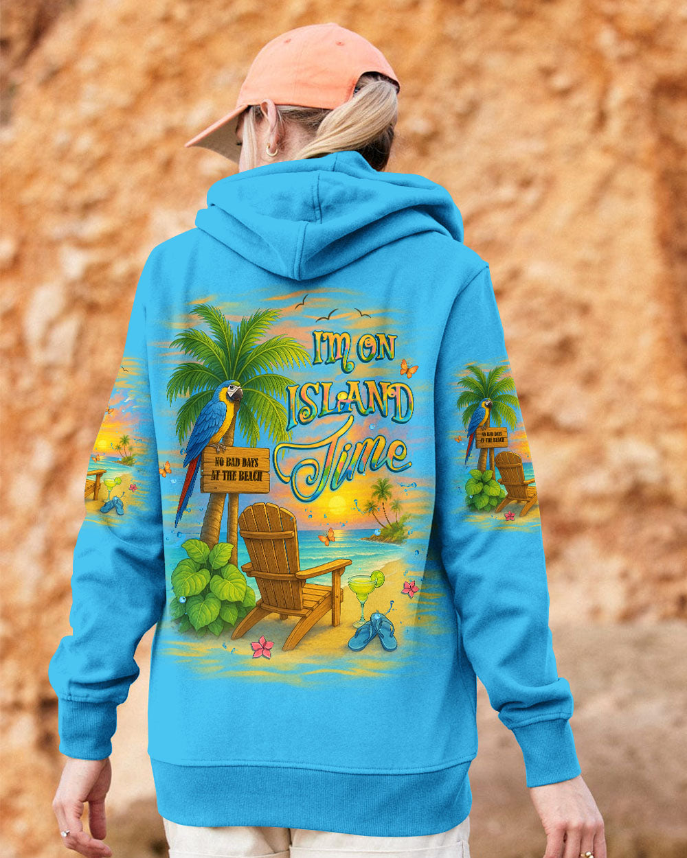BLISSCORNERS I'M ON ISLAND TIME ALL OVER PRINT