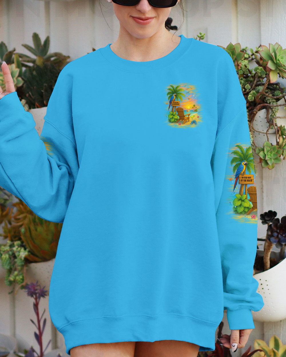 BLISSCORNERS I'M ON ISLAND TIME ALL OVER PRINT
