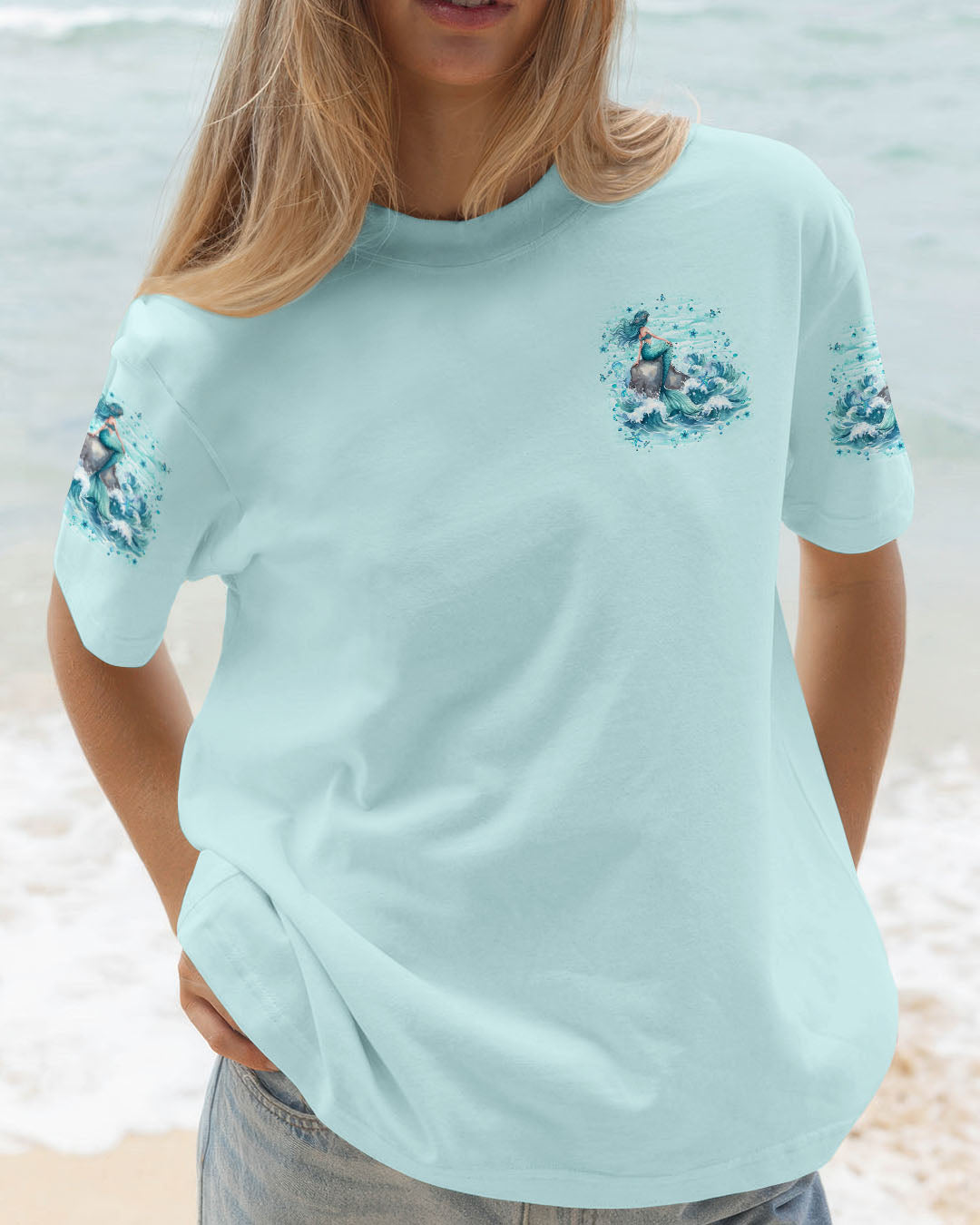BLISSCORNERS SOME GIRLS ARE JUST BORN MERMAID ALL OVER PRINT