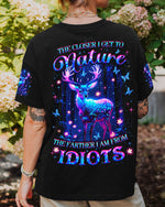 BLISSCORNERS THE CLOSER I GET TO NATURE DEER ALL OVER PRINT