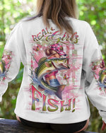 BLISSCORNERS REAL GIRLS FISH FISHING ALL OVER PRINT
