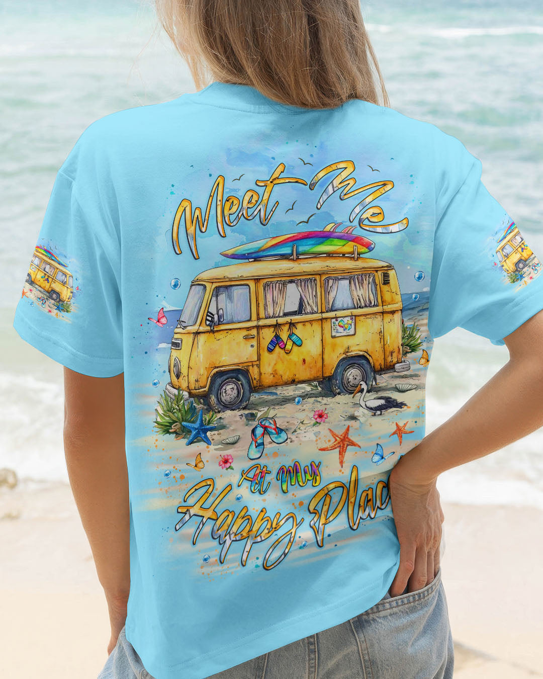 BLISSCORNERS MEET ME AT MY HAPPY PLACE ALL OVER PRINT