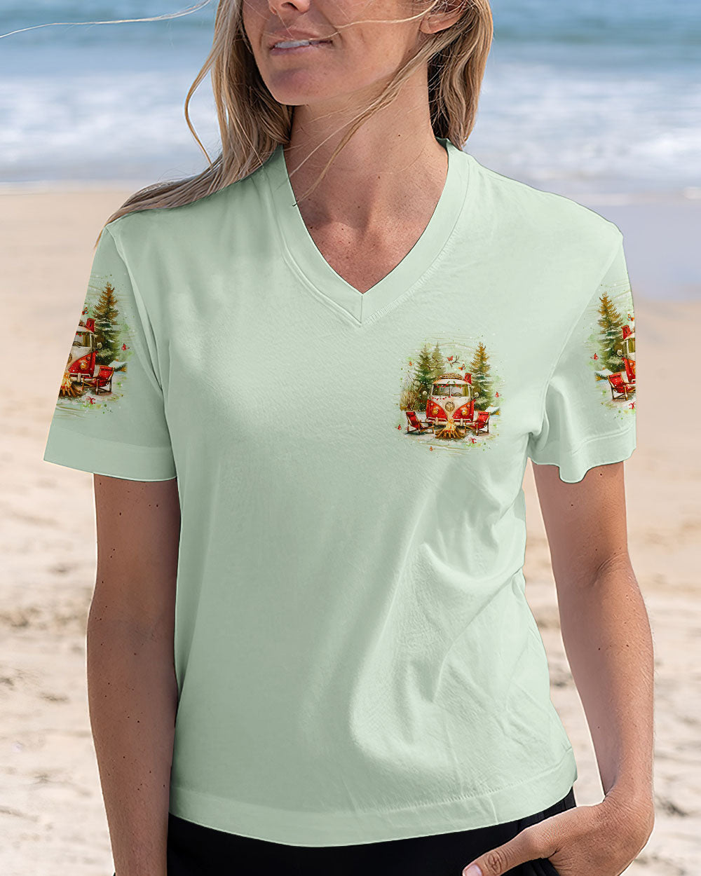 BLISSCORNERS MAKING MEMORIES ONE CAMPFIRE AT A TIME CHRISTMAS ALL OVER PRINT