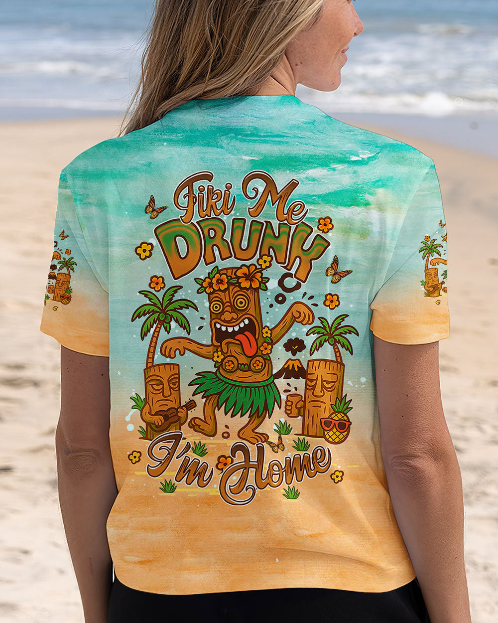 BLISSCORNERS TIKI ME DRUNK I'M HOME ALL OVER PRINT