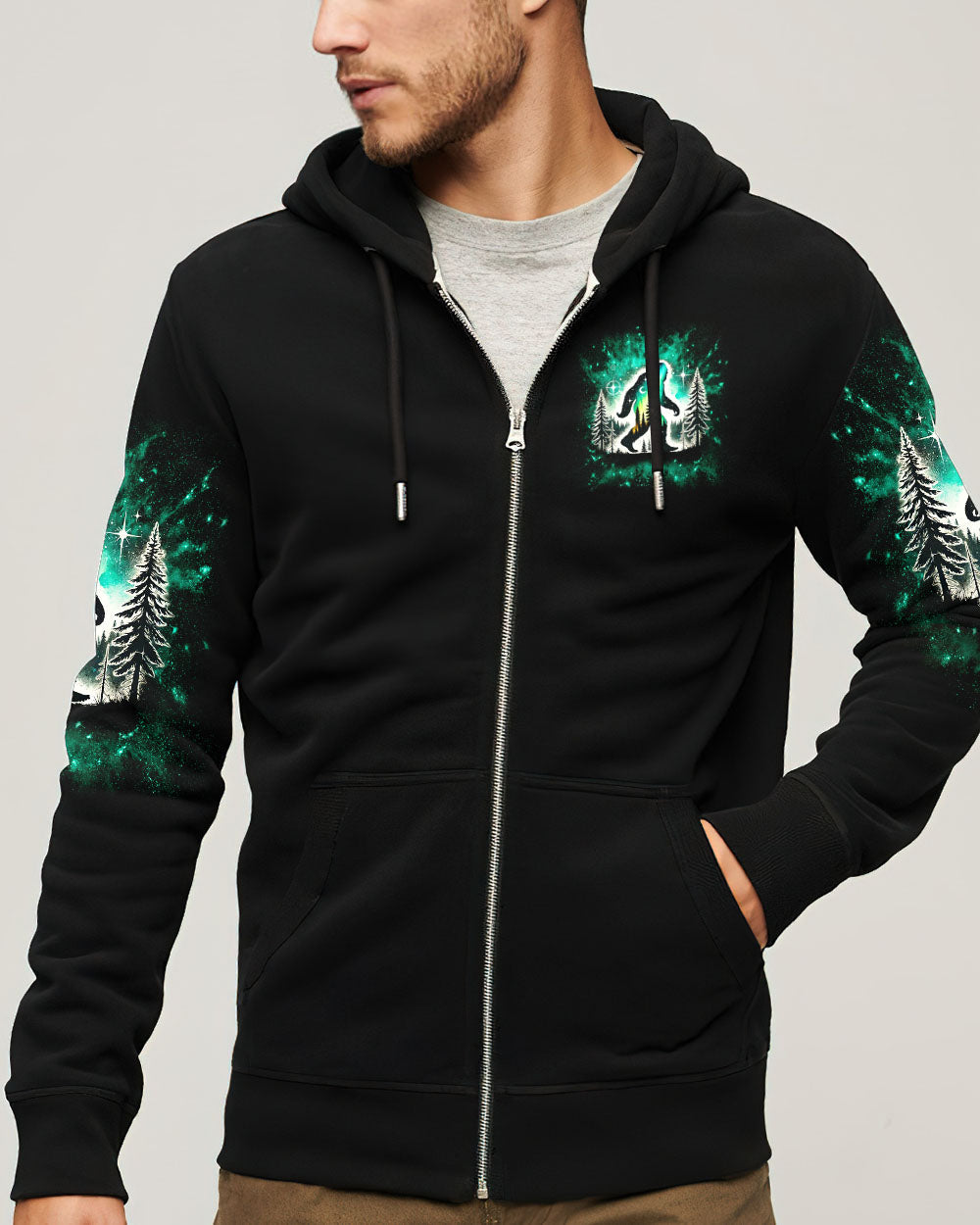 BLISSCORNERS (HOT DEAL) THE CLOSER I GET TO NATURE BIGFOOT ALL OVER PRINT -TLNT1111243