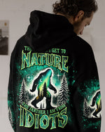 BLISSCORNERS (HOT DEAL) THE CLOSER I GET TO NATURE BIGFOOT ALL OVER PRINT -TLNT1111243