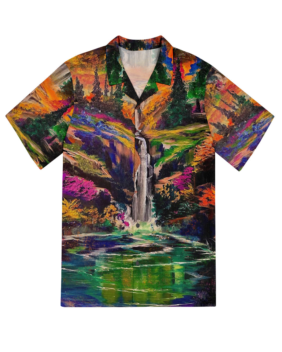 BLISSCORNERS NATURE SCENE HAWAIIAN SHIRT
