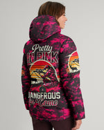 BLISSCORNERS PRETTY IN PINK HUNTING CAMO PUFFER JACKET