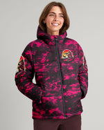 BLISSCORNERS PRETTY IN PINK HUNTING CAMO PUFFER JACKET