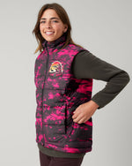 BLISSCORNERS PRETTY IN PINK HUNTING CAMO PUFFER JACKET