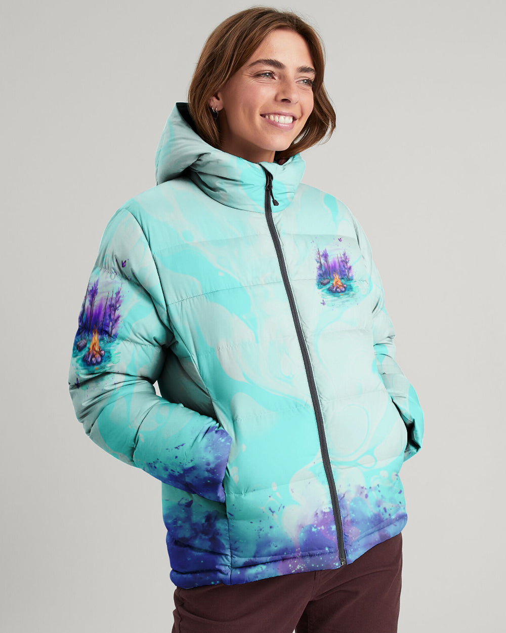 BLISSCORNERS MAKING MEMORIES ONE CAMPFIRE AT A TIME PUFFER JACKET