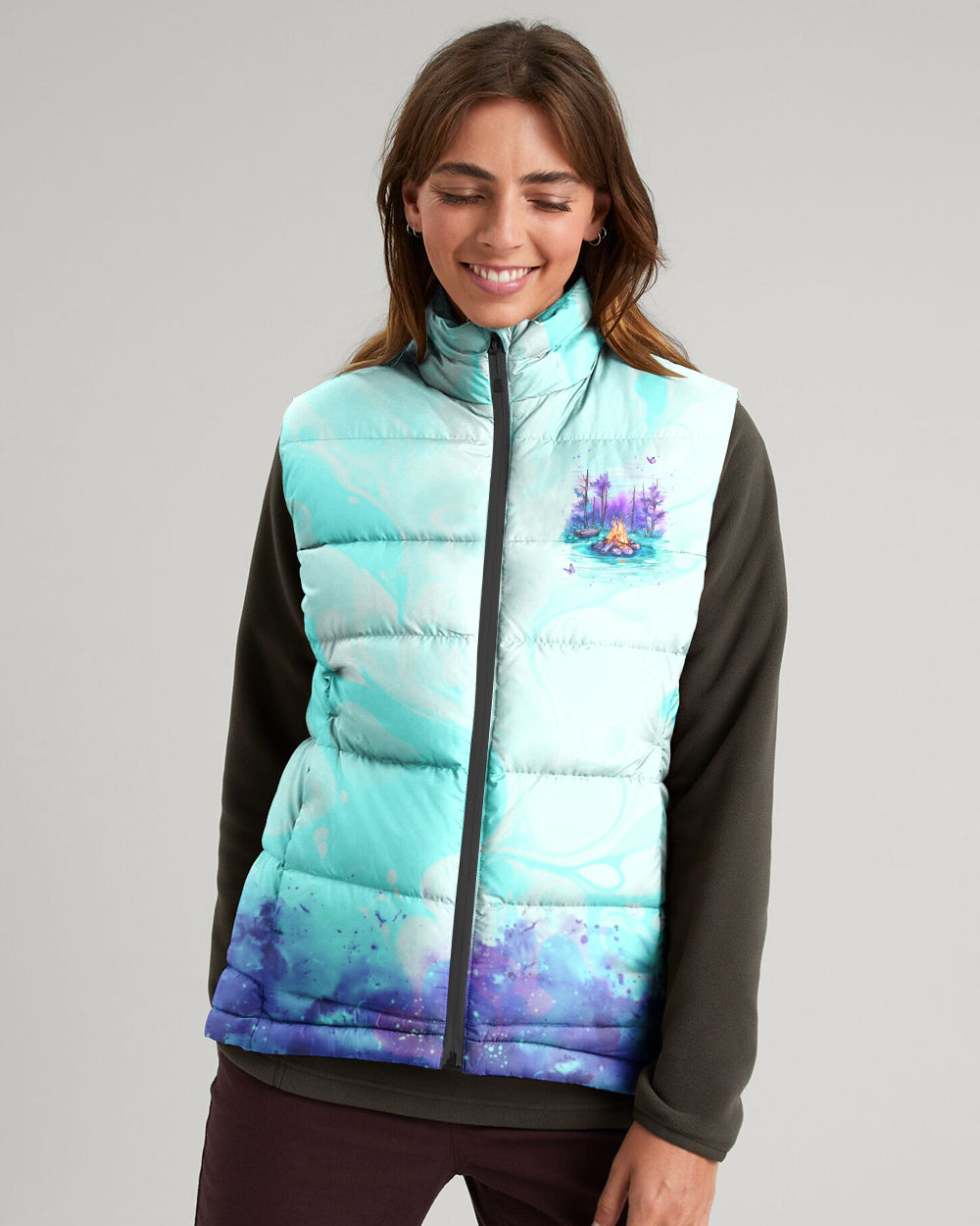 BLISSCORNERS MAKING MEMORIES ONE CAMPFIRE AT A TIME PUFFER JACKET